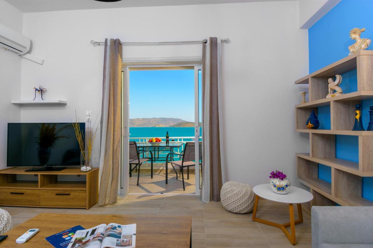 Margarita'S Seafront Luxury Apartment Elounda Dış mekan fotoğraf