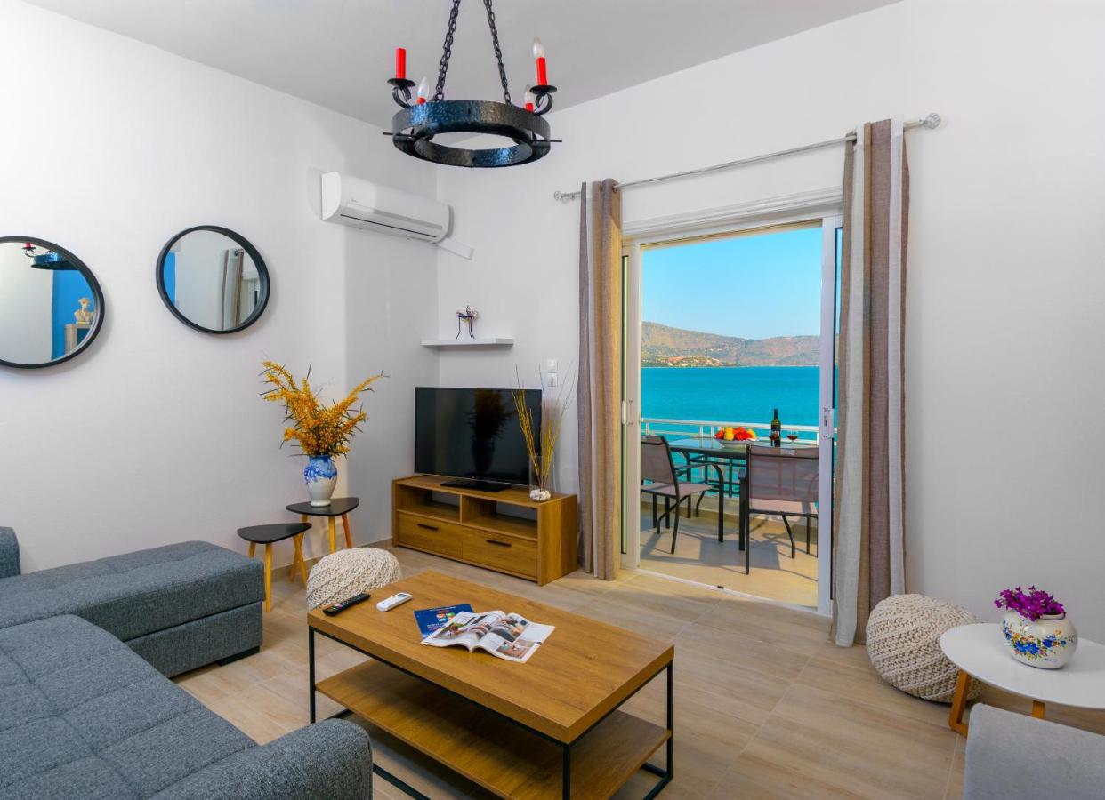 Margarita'S Seafront Luxury Apartment Elounda Dış mekan fotoğraf
