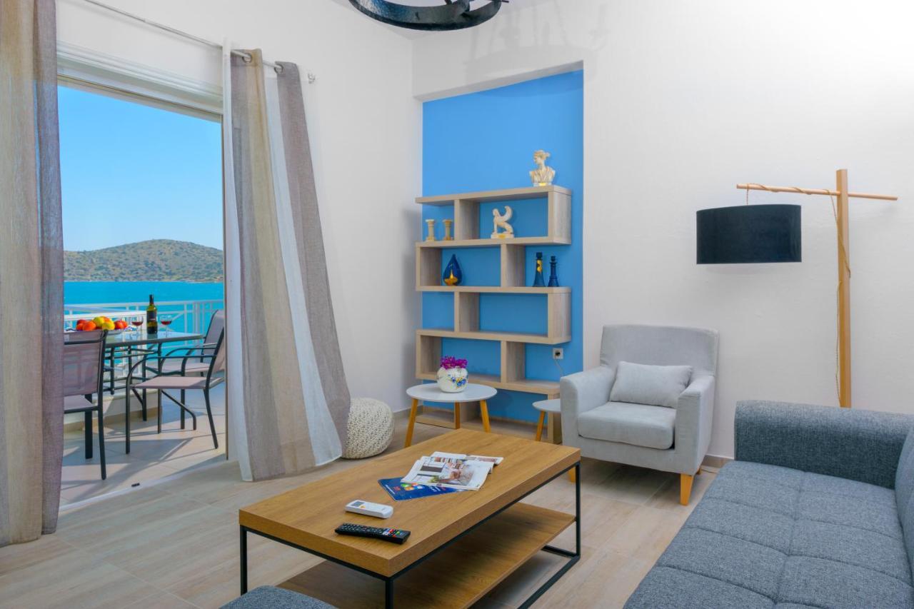 Margarita'S Seafront Luxury Apartment Elounda Dış mekan fotoğraf